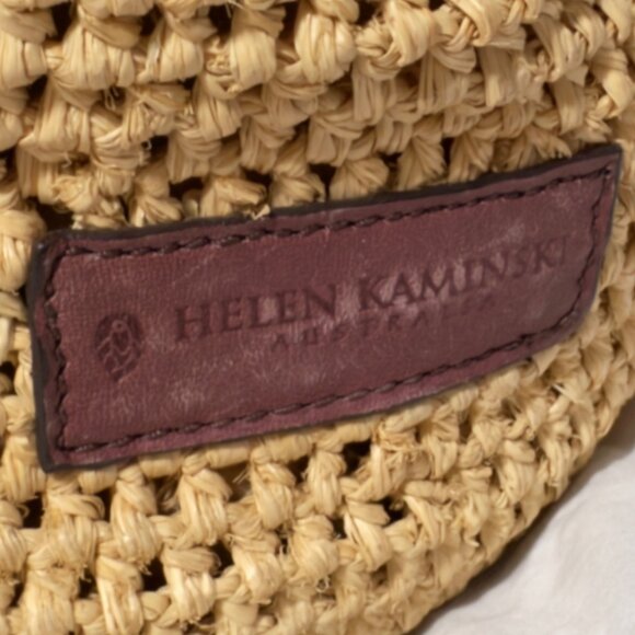 Helen Kaminski Crochet Raffia & Leather Crochet Boho Hobo Shoulder Crossbody Bag - Picture 3 of 16